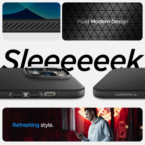 Kup Etui Spigen Liquid Air Apple iPhone 14 Pro Matte Black - SPN2350 - {ean13} - Sklep Home Screen