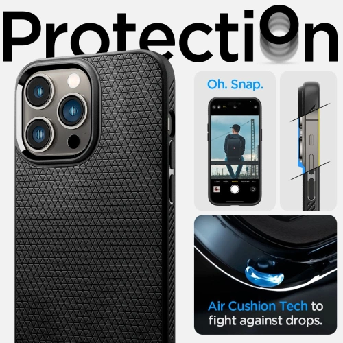Kup Etui Spigen Liquid Air Apple iPhone 14 Pro Matt Fekete - SPN2350 - {ean13} - Sklep Home Screen