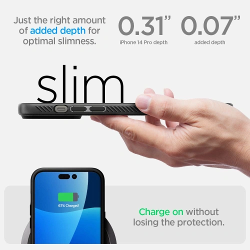 Kup Etui Spigen Liquid Air Apple iPhone 14 Pro Matte Black - SPN2350 - {ean13} - Sklep Home Screen