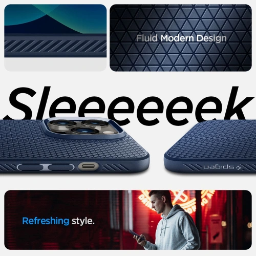 Kup Etui Spigen Liquid Air Apple iPhone 14 Pro Tengerészkék - SPN2351 - {ean13} - Sklep Home Screen