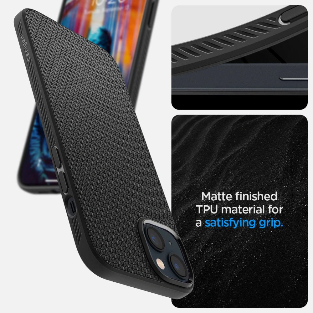 Etui Spigen Liquid Air Apple iPhone 14 Matte Black