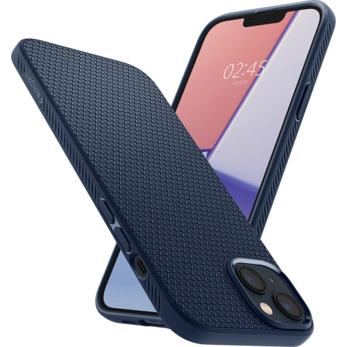 Kup Etui Spigen Liquid Air Apple iPhone 14 Navy Blue - SPN2353 - {ean13} - Sklep Home Screen