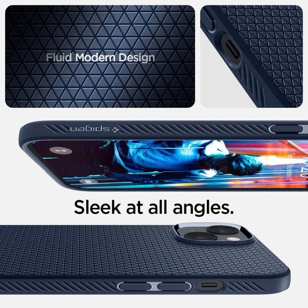 Etui Spigen Liquid Air Apple iPhone 14 Navy Blue