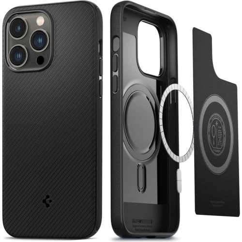 Kup Case Spigen Mag Armor Apple iPhone 14 Pro Max Matt Schwarz - SPN2360 - {ean13} - Sklep Home Screen