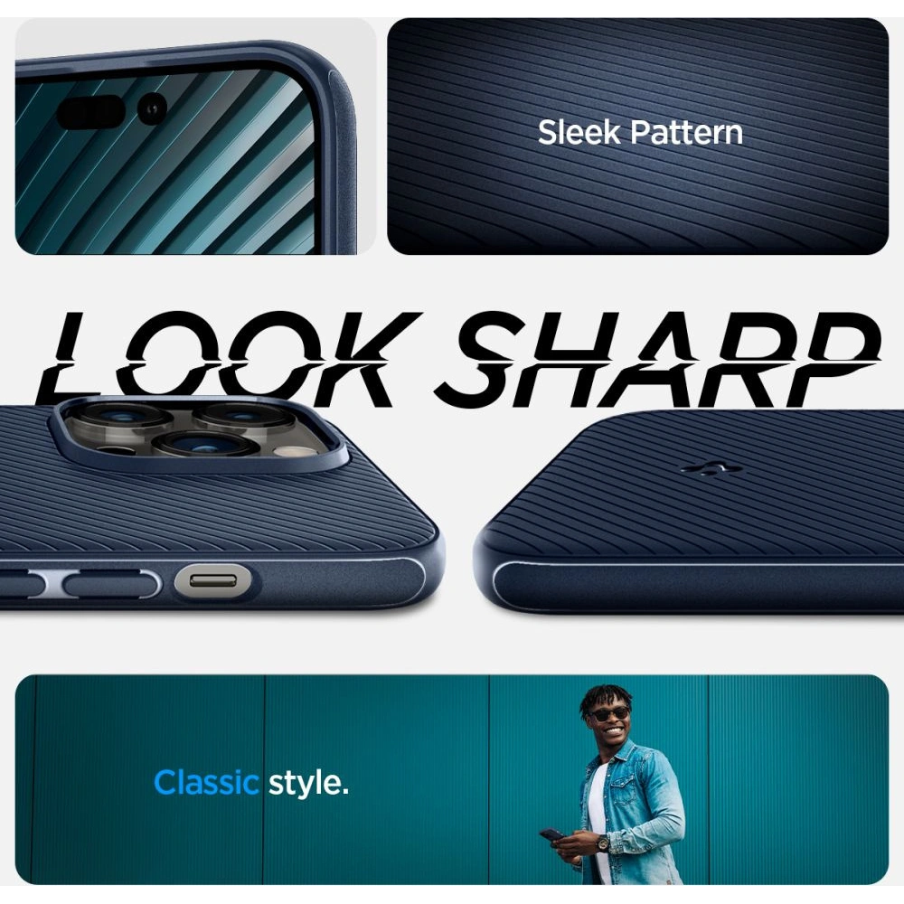 Etui Spigen Mag Armor Apple iPhone 14 Pro Max Navy Blue