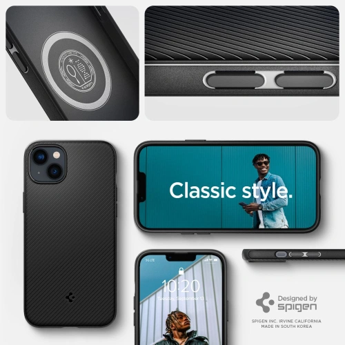 Kup Case Spigen Mag Armor Apple iPhone 14 Plus / 15 Plus Matte Schwarz - SPN2362 - {ean13} - Sklep Home Screen