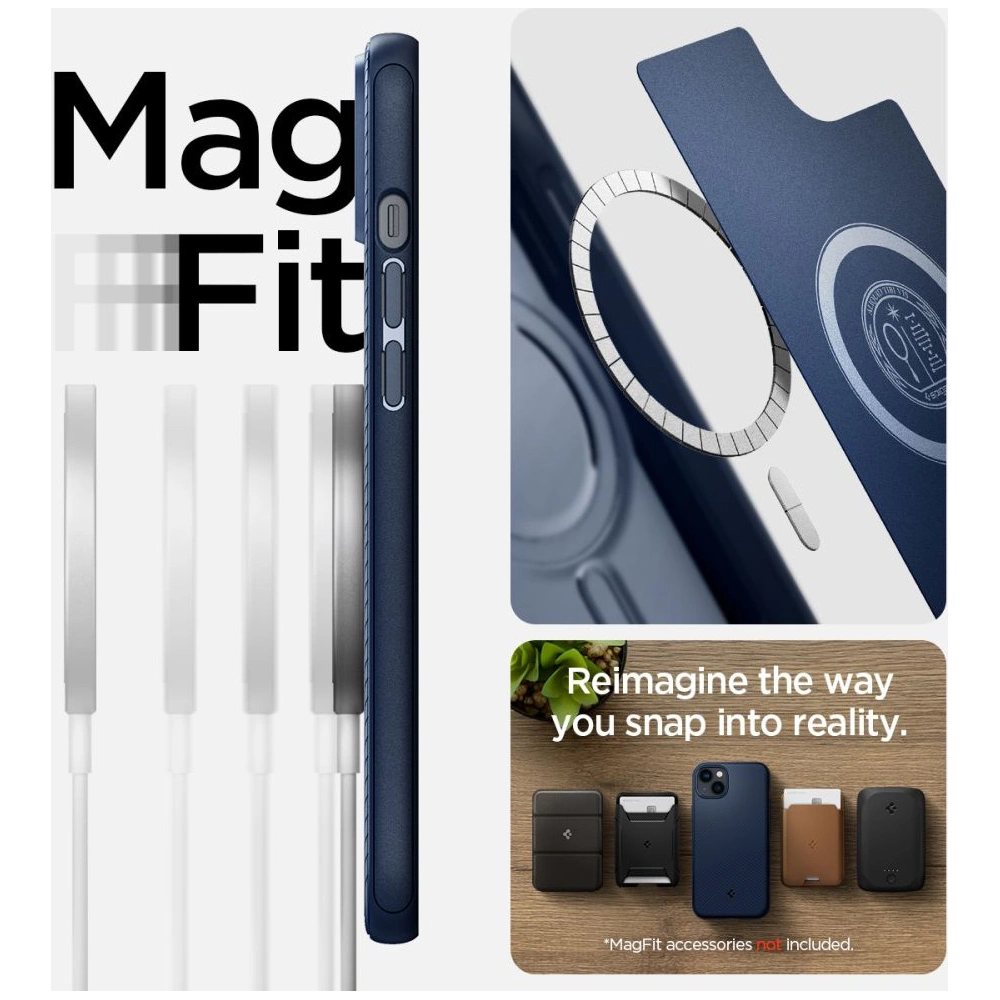 Etui Spigen Mag Armor Apple iPhone 14 Plus / 15 Plus Navy Blue