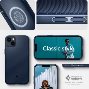Etui Spigen Mag Armor Apple iPhone 14 Plus / 15 Plus Navy Blue