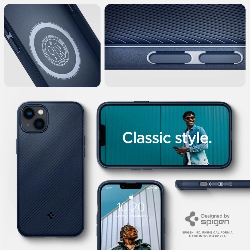 Buy Spigen Mag Armor Apple iPhone 14 Plus / 15 Plus Navy Blue - SPN2363 - {ean13} - Home Screen Store Europe