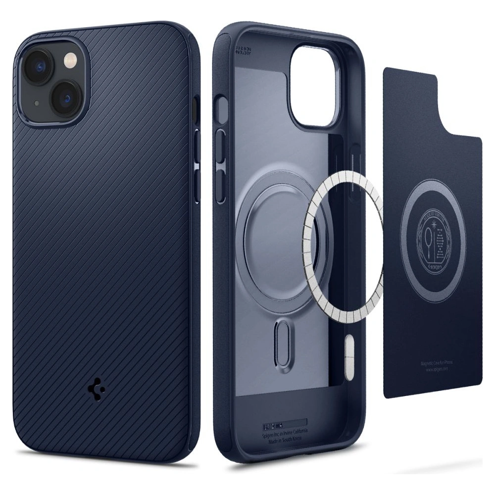 Etui Spigen Mag Armor Apple iPhone 14 Navy Blue