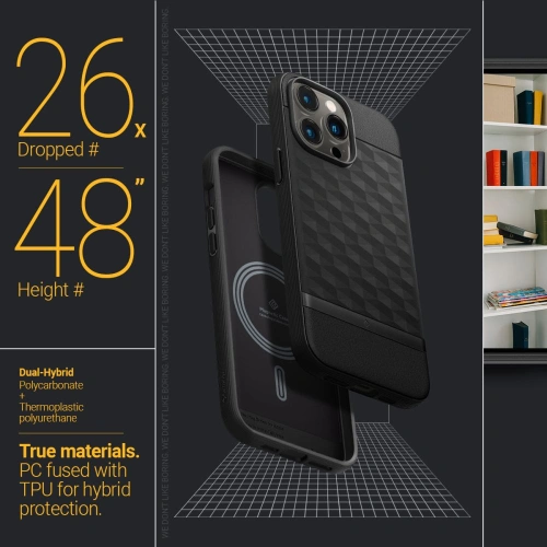 Kup Etui Caseology Parallax Mag MagSafe Apple iPhone 14 Pro Max Matt Fekete - CSL066 - {ean13} - Sklep Home Screen