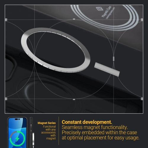 Kup Etui Caseology Parallax Mag MagSafe Apple iPhone 14 Pro Max Matt Fekete - CSL066 - {ean13} - Sklep Home Screen