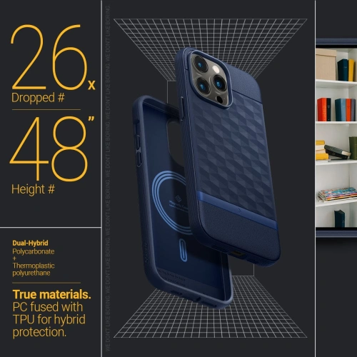 Kup Etui Caseology Parallax Mag MagSafe Apple iPhone 14 Pro Max Albastru Midnight - CSL067 - {ean13} - Sklep Home Screen