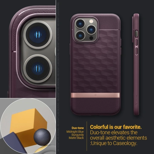 Kup Etui Caseology Parallax Mag MagSafe Apple iPhone 14 Pro Max Burgundia - CSL068 - {ean13} - Sklep Home Screen