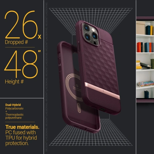 Kup Etui Caseology Parallax Mag MagSafe Apple iPhone 14 Pro Max Burgundia - CSL068 - {ean13} - Sklep Home Screen