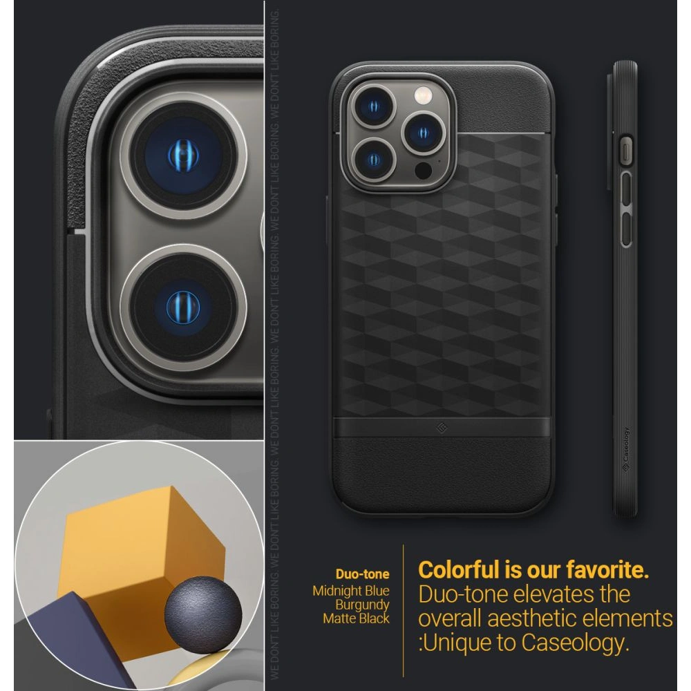 Etui Caseology Parallax Mag MagSafe Apple iPhone 14 Pro Matte Black