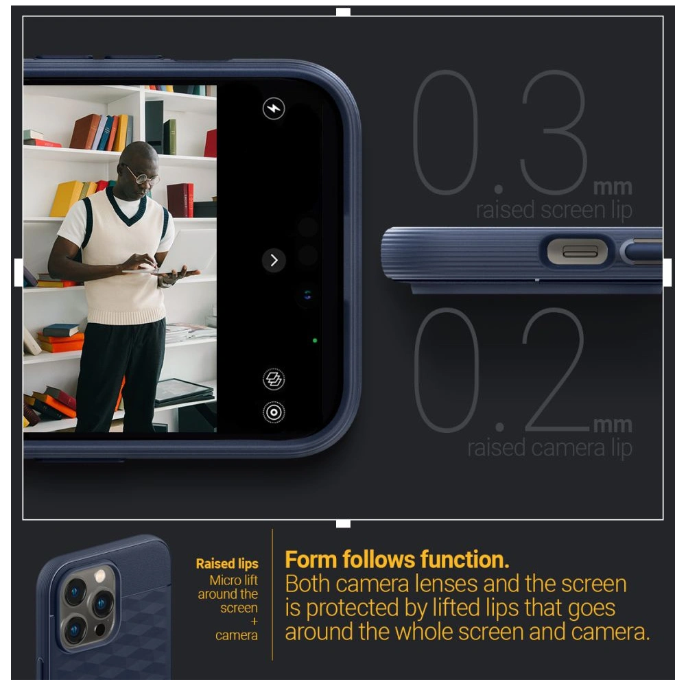 Etui Caseology Parallax Mag MagSafe Apple iPhone 14 Pro Midnight Blue