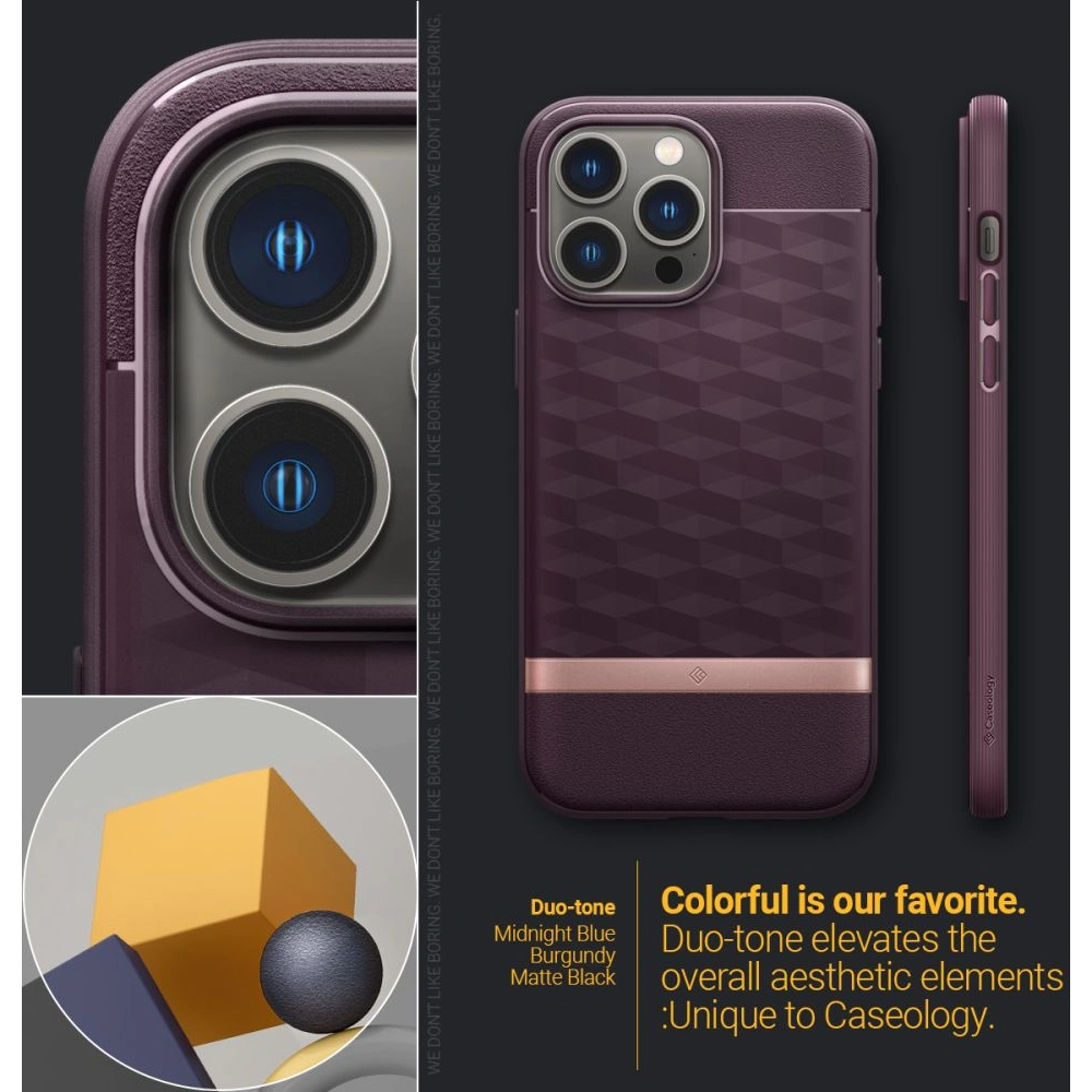 Etui Caseology Parallax Mag MagSafe Apple iPhone 14 Pro Burgundy