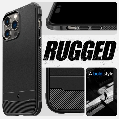 Kup Etui Spigen Rugged Armor Mag MagSafe Apple iPhone 14 Pro Max Matt Fekete - SPN2379 - {ean13} - Sklep Home Screen