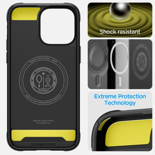 Kup Etui Spigen Rugged Armor Mag MagSafe Apple iPhone 14 Pro Max Matt Fekete - SPN2379 - {ean13} - Sklep Home Screen