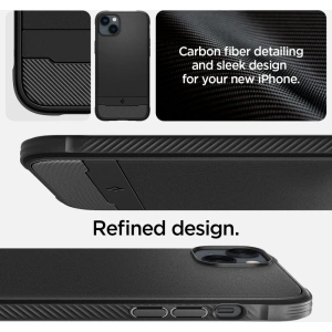 Etui Spigen Rugged Armor Mag MagSafe Apple iPhone 14 Plus / 15 Plus Matte Black