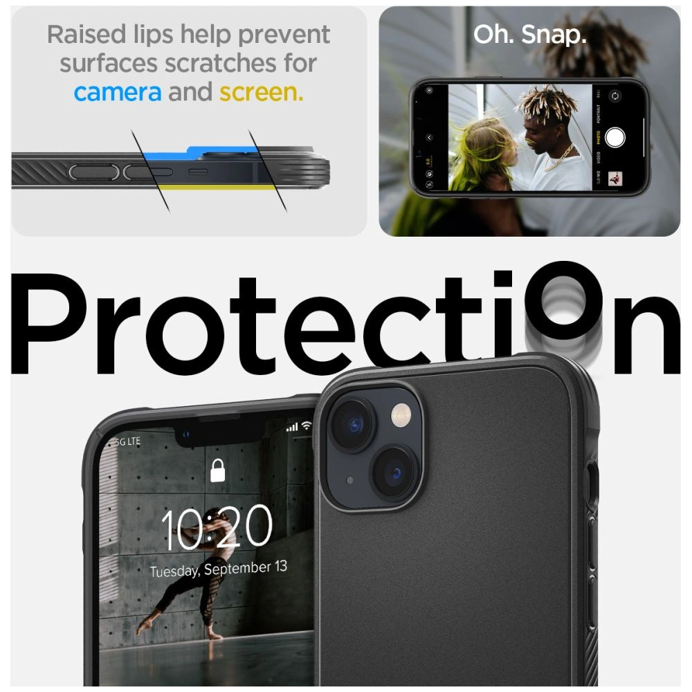 Etui Spigen Rugged Armor Mag MagSafe Apple iPhone 14 Plus / 15 Plus Matte Black