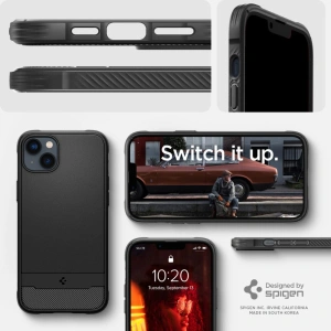 Etui Spigen Rugged Armor Mag MagSafe Apple iPhone 14 Plus / 15 Plus Matte Black