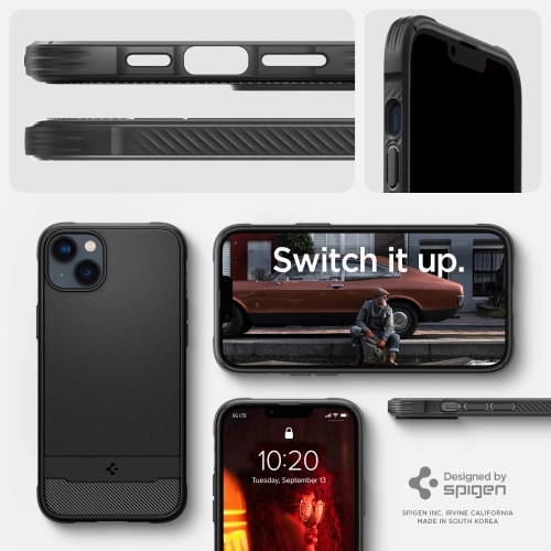 Kup Etui Spigen Rugged Armor Mag MagSafe Apple iPhone 14 Plus / 15 Plus Matná Černá - SPN2380 - {ean13} - Sklep Home Screen