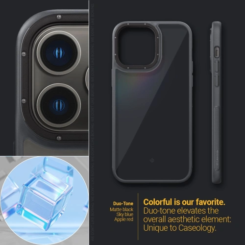 Kup Etui Caseology Skyfall Apple iPhone 14 Pro Max Matt Fekete - CSL077 - {ean13} - Sklep Home Screen