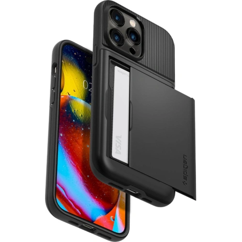 Kup Case Spigen Slim Armor CS Apple iPhone 14 Pro Max Schwarz - SPN2387 - {ean13} - Sklep Home Screen