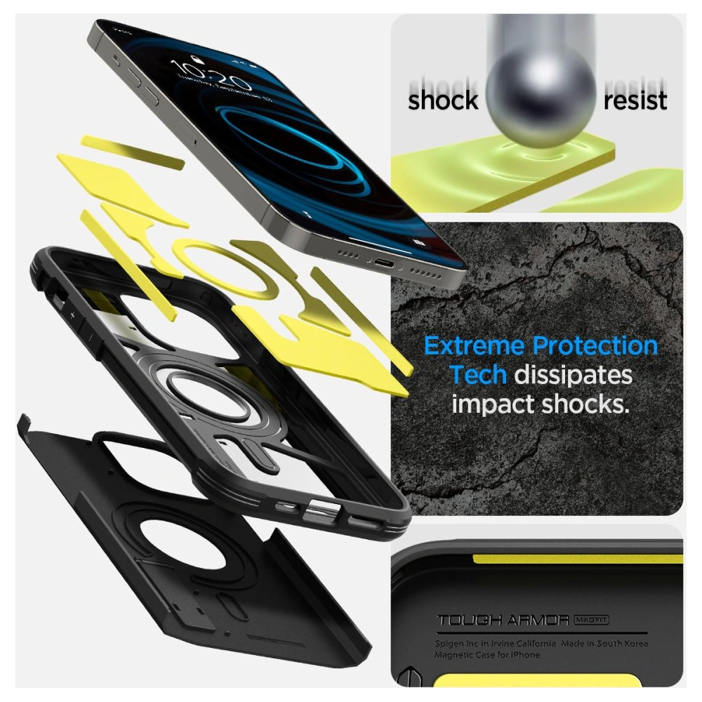Etui Spigen Tough Armor Mag MagSafe Apple iPhone 14 Pro Max Black