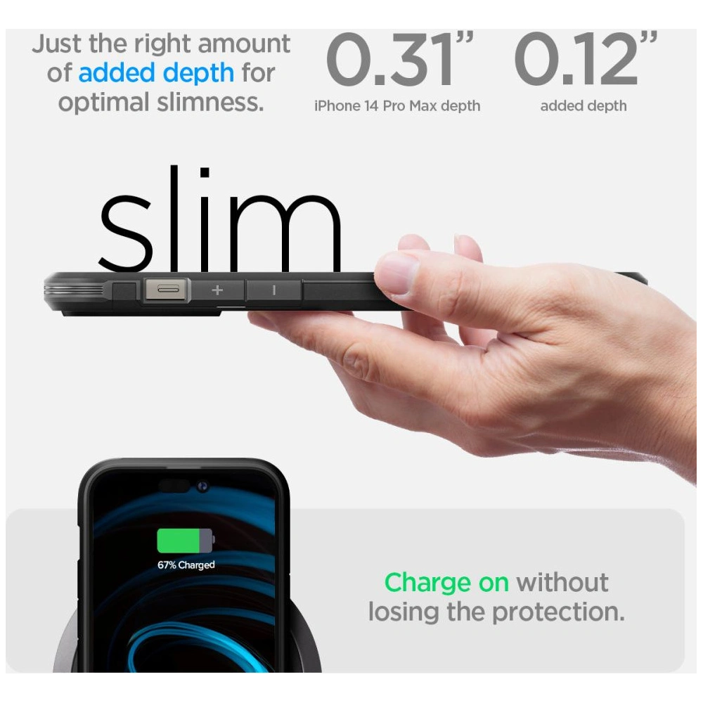 Etui Spigen Tough Armor Mag MagSafe Apple iPhone 14 Pro Max Black