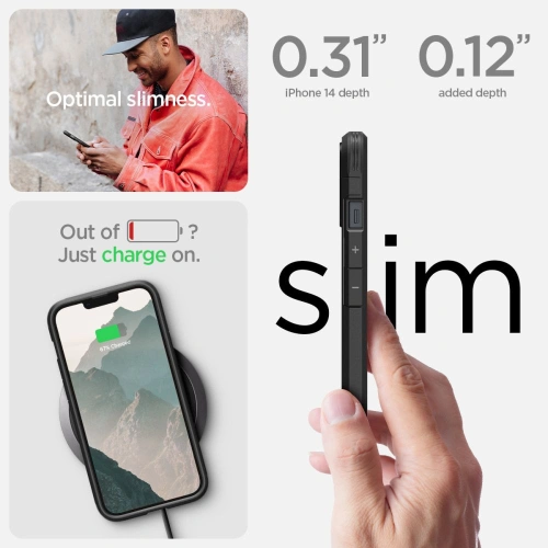 Kup Etui Spigen Tough Armor Mag MagSafe Apple iPhone 14 Plus / 15 Plus Black - SPN2406 - {ean13} - Sklep Home Screen