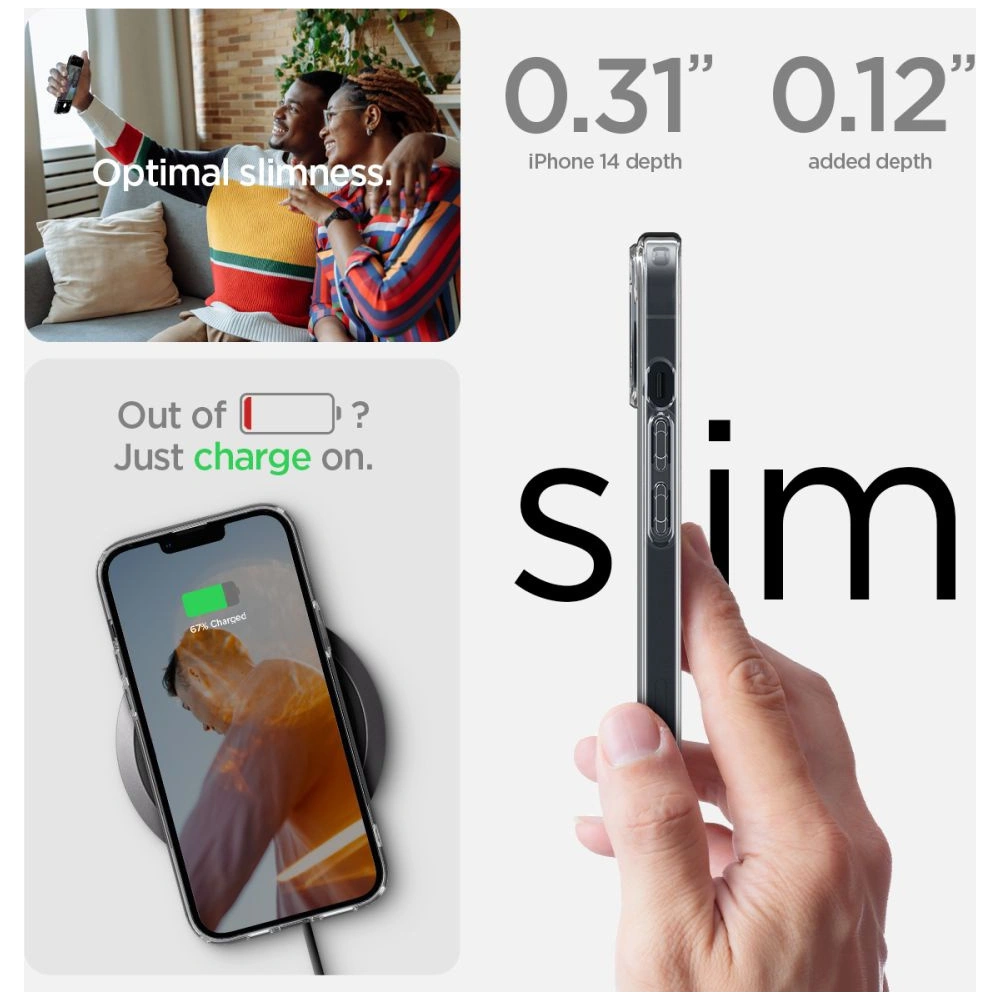 Etui Spigen Ultra Hybrid Apple iPhone 14 Plus / 15 Plus Frost Clear