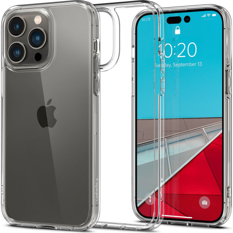 Kup Etui Spigen Ultra Hybrid Apple iPhone 14 Pro Crystal Clear - 8809811864571 - SPN2430 - Homescreen.pl