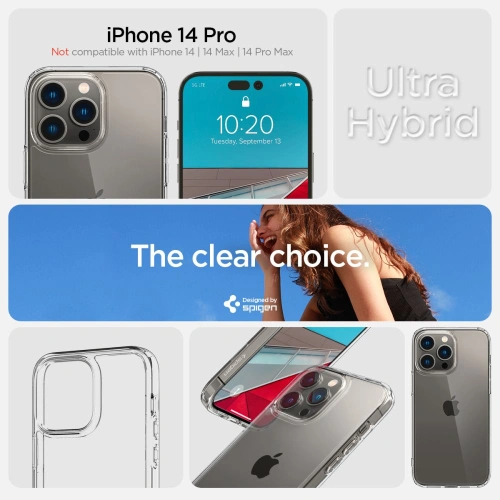 Kup Etui Spigen Ultra Hybrid Apple iPhone 14 Pro Crystal Clear - SPN2430 - {ean13} - Sklep Home Screen