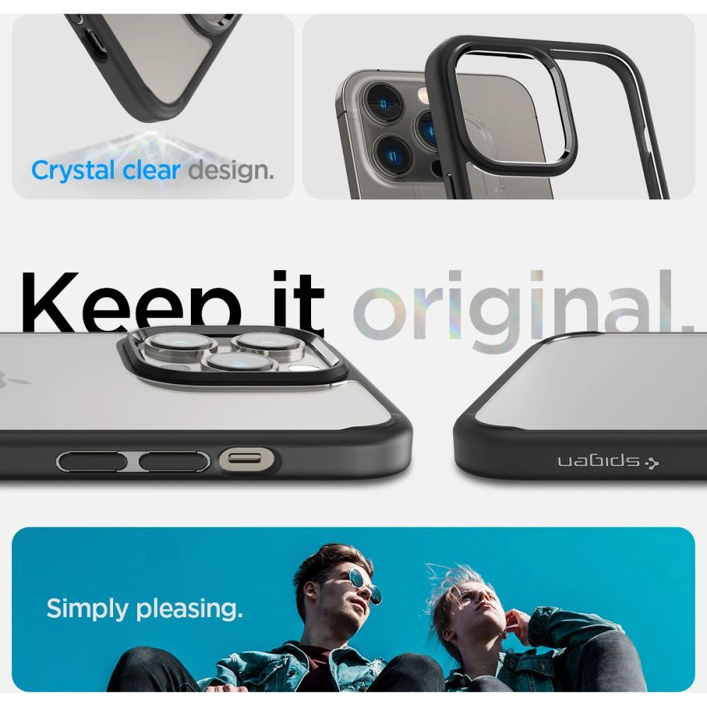 Etui Spigen Ultra Hybrid Apple iPhone 14 Pro Matte Black