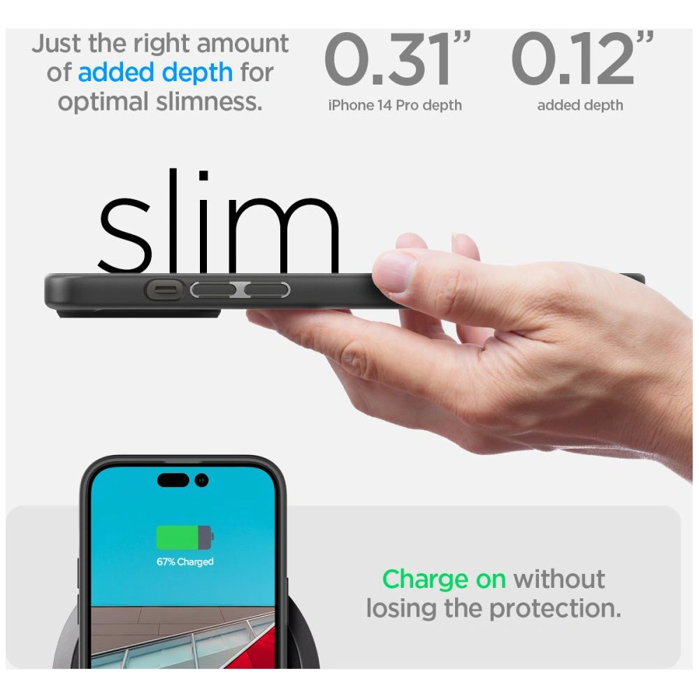 Etui Spigen Ultra Hybrid Apple iPhone 14 Pro Matte Black