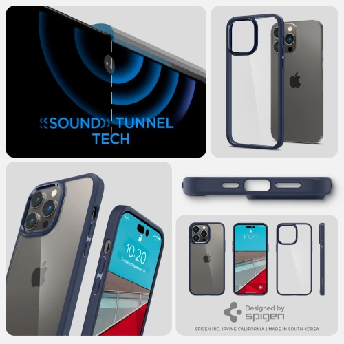 Kup Etui Spigen Ultra Hybrid Apple iPhone 14 Pro Albastru Marin - SPN2432 - {ean13} - Sklep Home Screen