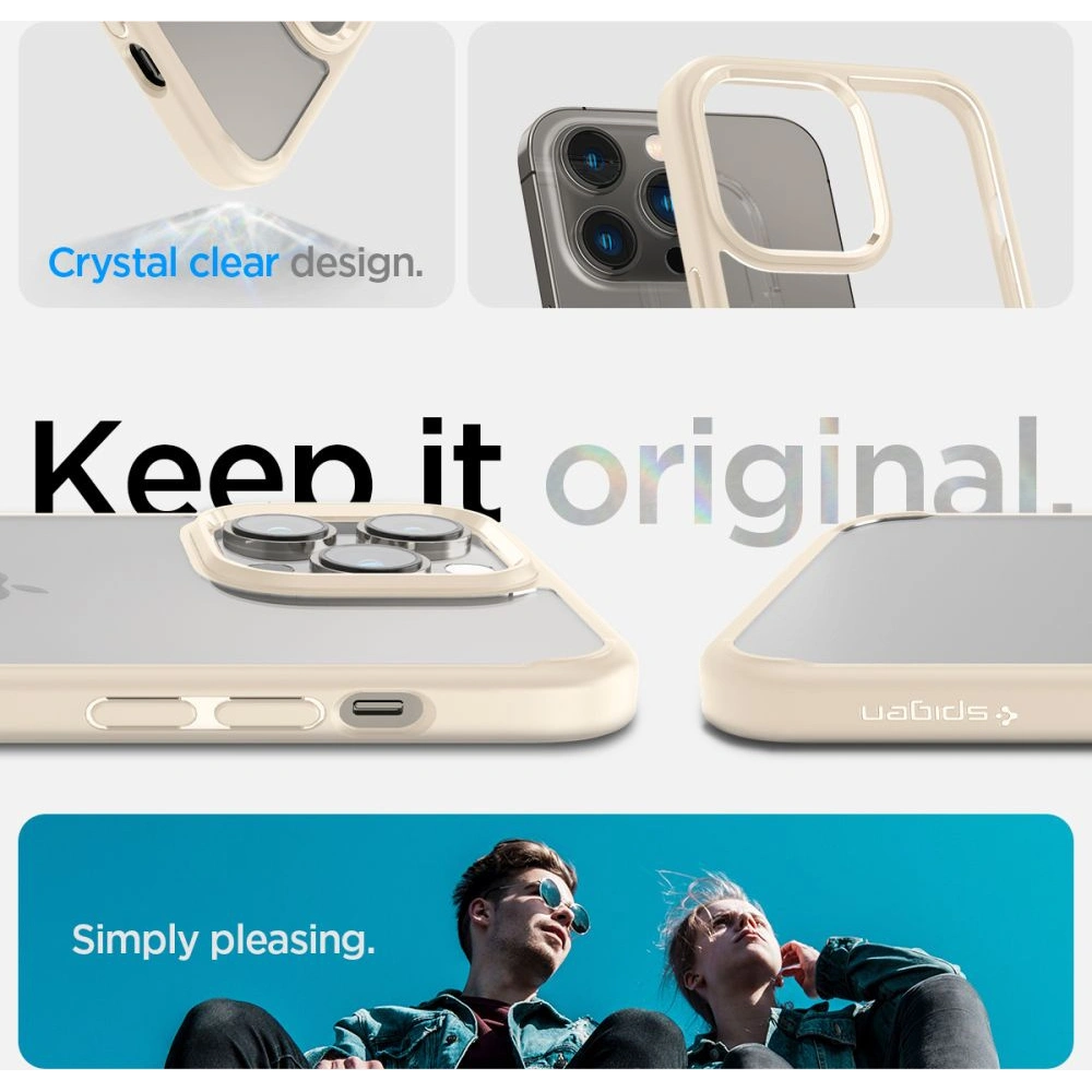 Etui Spigen Ultra Hybrid Apple iPhone 14 Pro Sand Beige