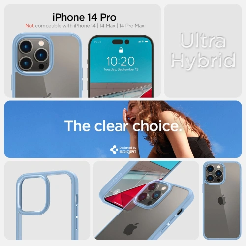 Kup Etui Spigen Ultra Hybrid Apple iPhone 14 Pro Sierra Blue - SPN2434 - {ean13} - Sklep Home Screen