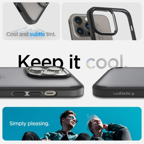 Kup Etui Spigen Ultra Hybrid Apple iPhone 14 Pro Frost Fekete - SPN2436 - {ean13} - Sklep Home Screen