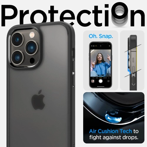 Kup Case Spigen Ultra Hybrid Apple iPhone 14 Pro Frost Schwarz - SPN2436 - {ean13} - Sklep Home Screen