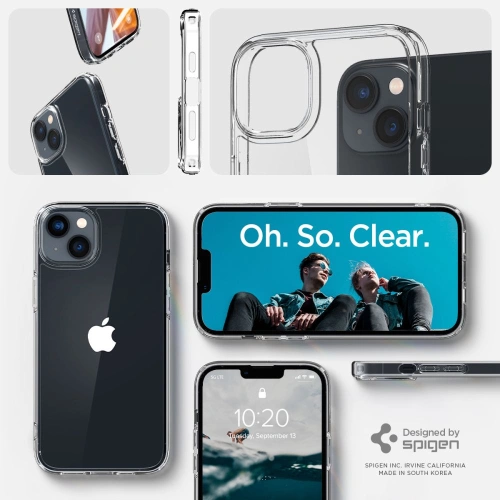 Buy Spigen Ultra Hybrid Apple iPhone 14 Crystal Clear - SPN2437 - {ean13} - Home Screen Store Europe