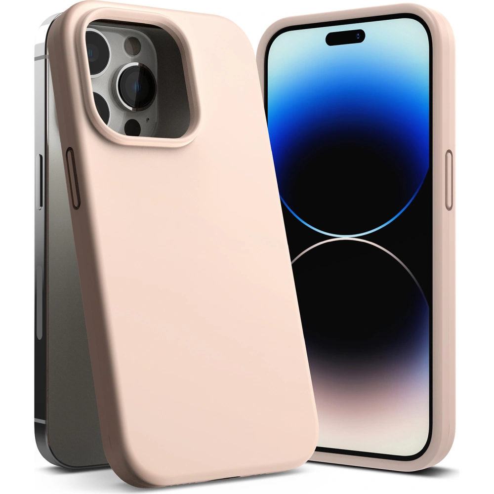 Etui Ringke Silicone Apple iPhone 14 Pro Max Pink Sand