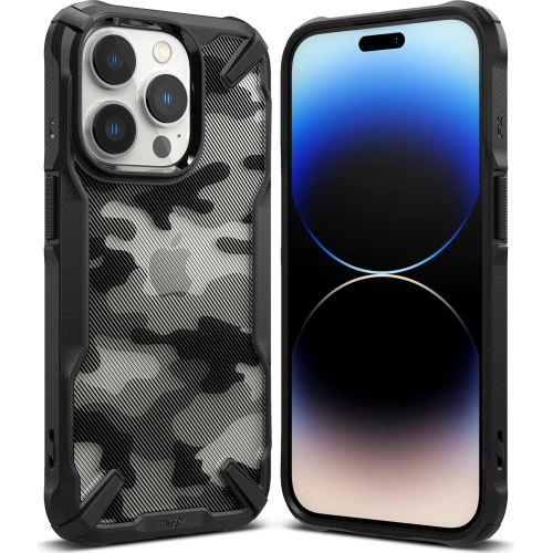 Kup Etui Ringke Fusion-X Design Apple iPhone 14 Pro Camo (Moro) Fekete - RGK1670 - {ean13} - Sklep Home Screen