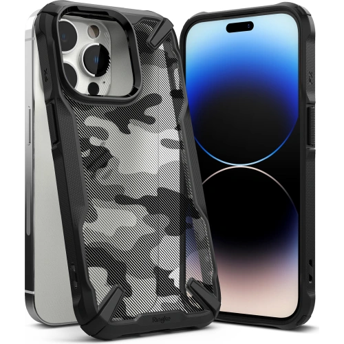Kup Etui Ringke Fusion-X Design Apple iPhone 14 Pro Camo (Moro) Fekete - RGK1670 - {ean13} - Sklep Home Screen