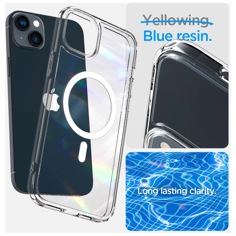 Etui Spigen Ultra Hybrid Mag MagSafe Apple iPhone 14 Plus / 15 Plus White