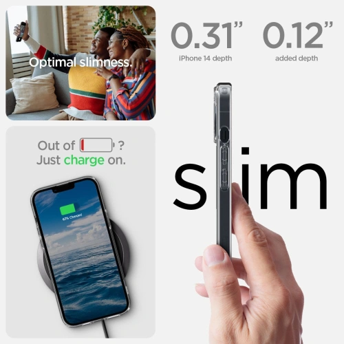 Buy Spigen Ultra Hybrid Mag MagSafe Apple iPhone 14 Plus / 15 Plus White - SPN2442 - {ean13} - Home Screen Store Europe