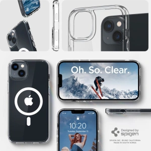 Etui Spigen Ultra Hybrid Mag MagSafe Apple iPhone 14 Plus / 15 Plus White